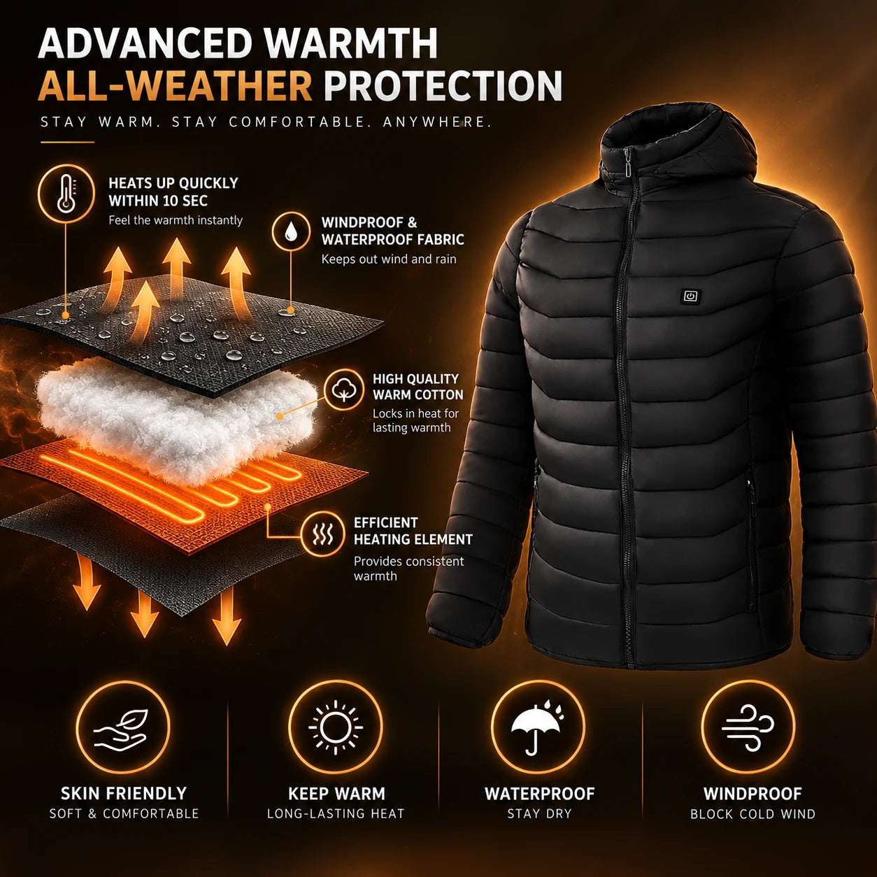 Static North insulated weather-resistant construction